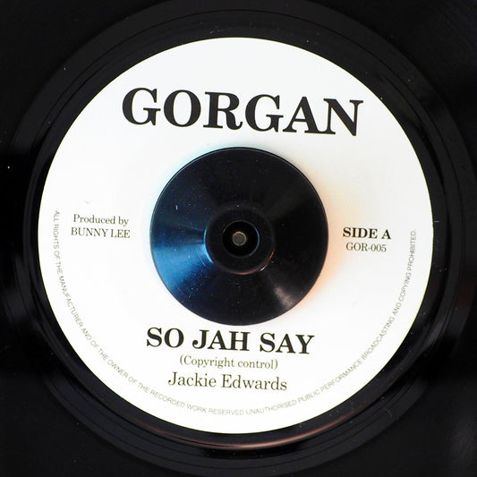 Jackie Edwards - So Jah Sey  /  Dub (colored vinyl) [New Vinyl Record 7" Single]