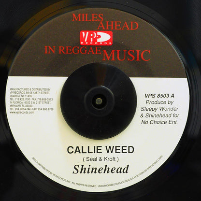 Shinehead - Callie Weed  /  Olivia (rhythm: "Seals & Kroft - Summer Breeze") [New Vinyl 7"]