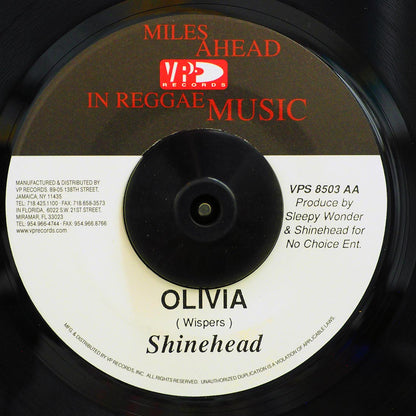 Shinehead - Callie Weed  /  Olivia (rhythm: "Seals & Kroft - Summer Breeze") [New Vinyl 7"]