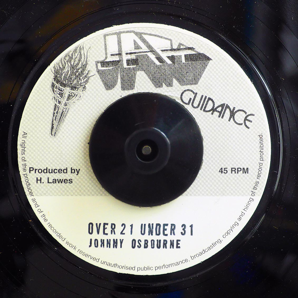 Johnny Osbourne - Over 31 Under 21  /  Roots Radics - Version (rhythm: "Johnny Osbourne - Over 31 Under 21") [New] [New Vinyl 7"]