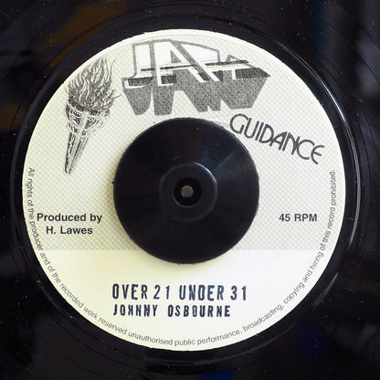 Johnny Osbourne - Over 31 Under 21  /  Roots Radics - Version (rhythm: "Johnny Osbourne - Over 31 Under 21") [New Vinyl 7"]