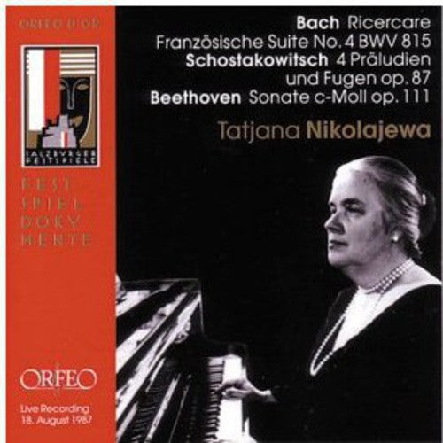 Bach / Shostakovich / Beethoven / Nikolayeva - Ricercare a 3 Voci / Prelude & Fugues / Piano Stas [CD]