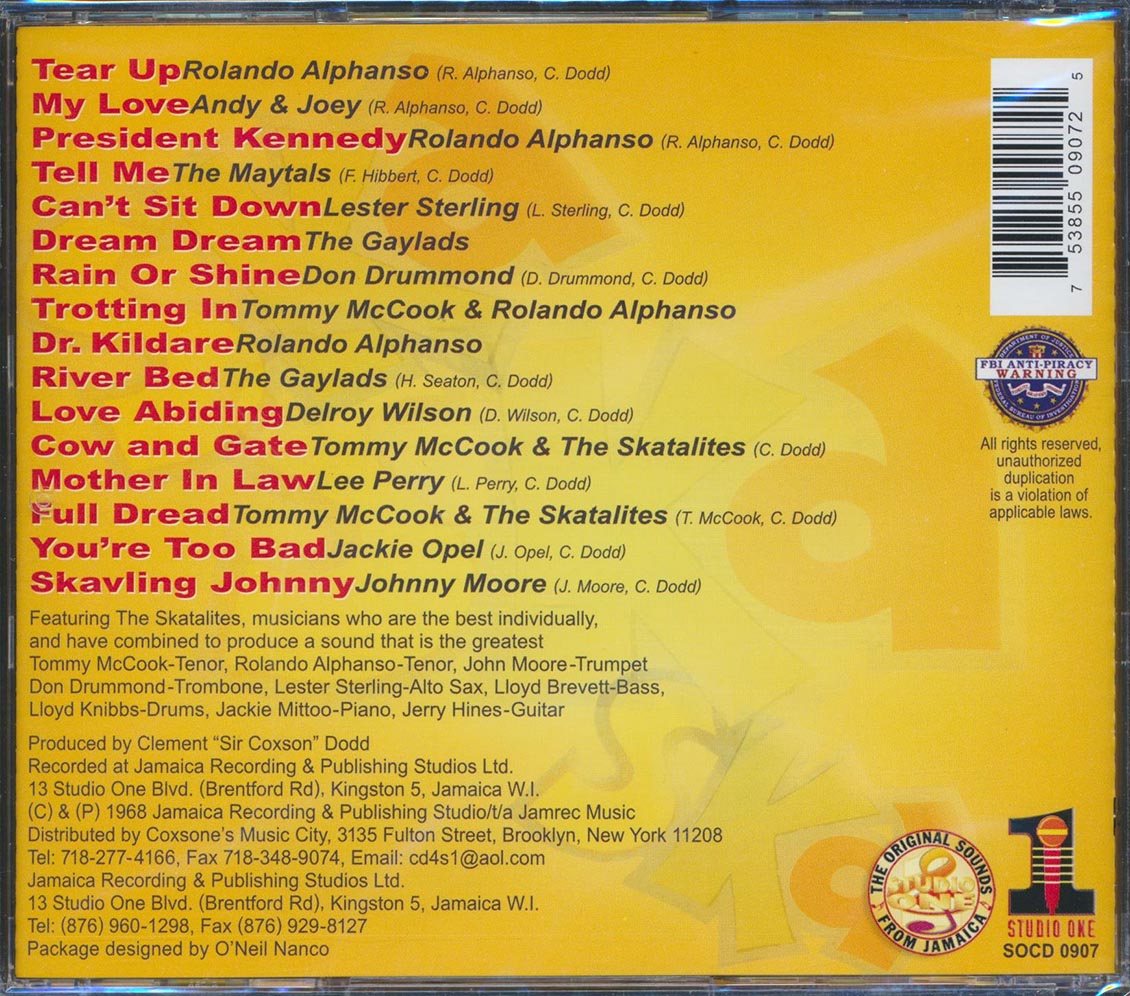 The Skatalites - Ska Authentic Volume 2 [New CD]