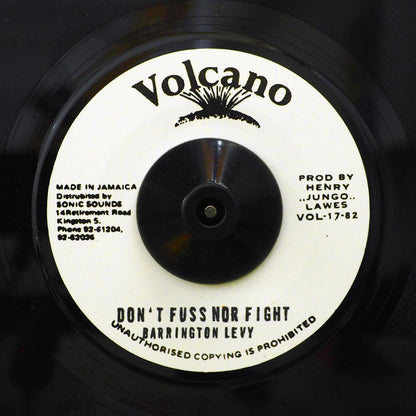 Barrington Levy - Don't Fuss Nor Fight (Sweet Reggae Music)  /  Version (rhythm: "Barrington Levy - Sweet Reggae Music") [New Vinyl 7"]