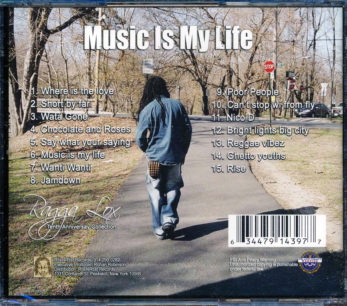Ragga Lox - Music Is My Life [New CD]