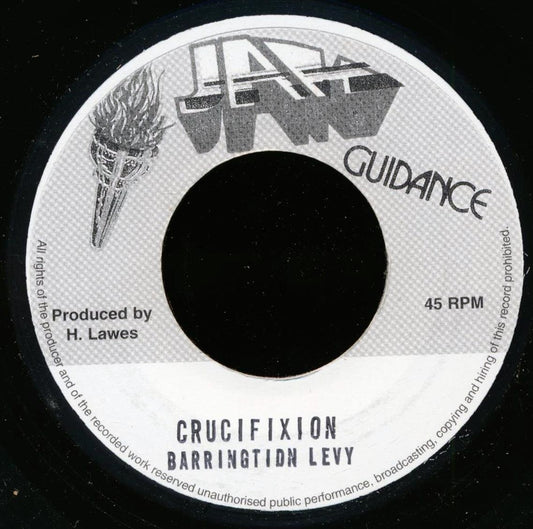 Barrington Levy - Crucifixion  /  Version (rhythm: "Barrington Levy - River Jordan") [New] [New Vinyl 7"]
