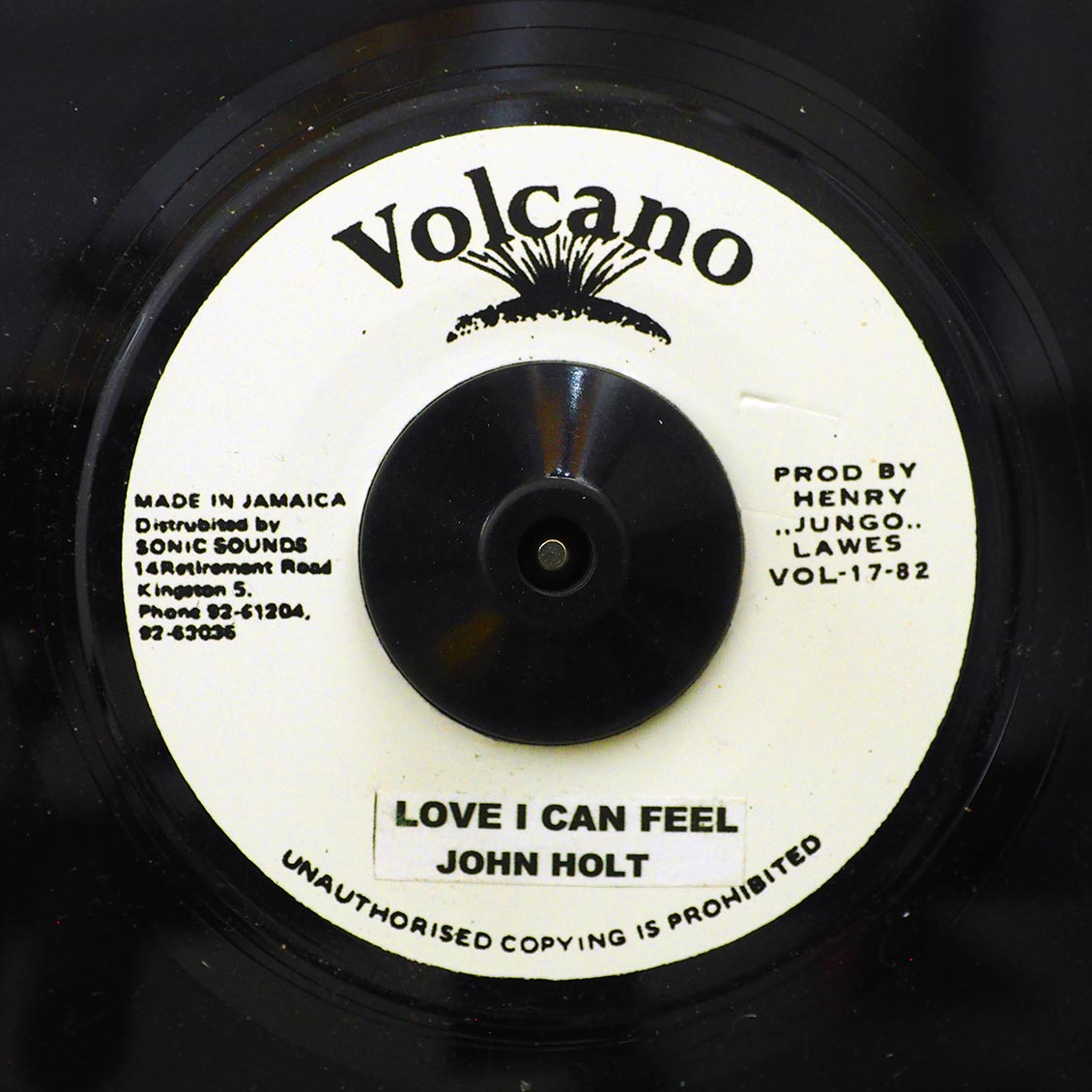 John Holt - Love I Can Feel  /  Roots Radics - Version (rhythm: "A Love I Can Feel") [New] [New Vinyl 7"]