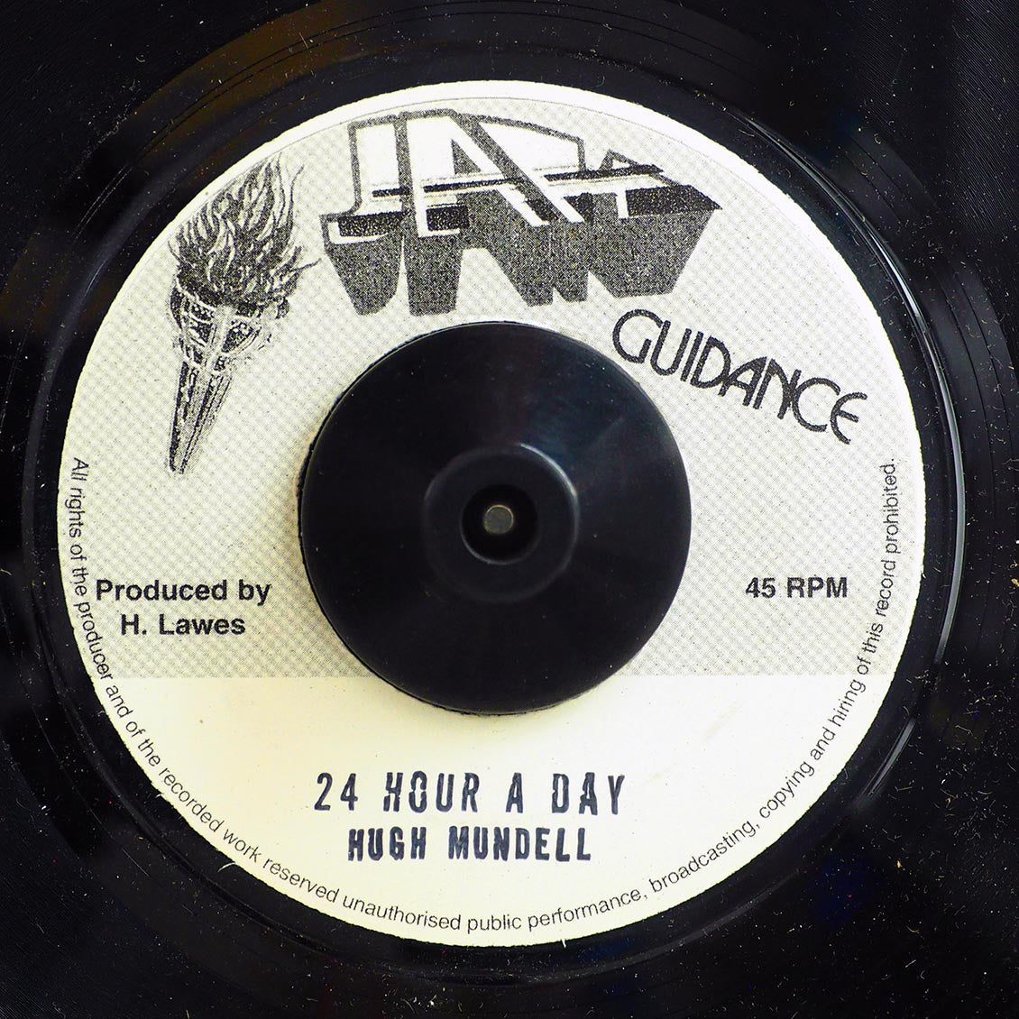 Hugh Mundell - 24 Hours A Day [New] [New Vinyl 7"]