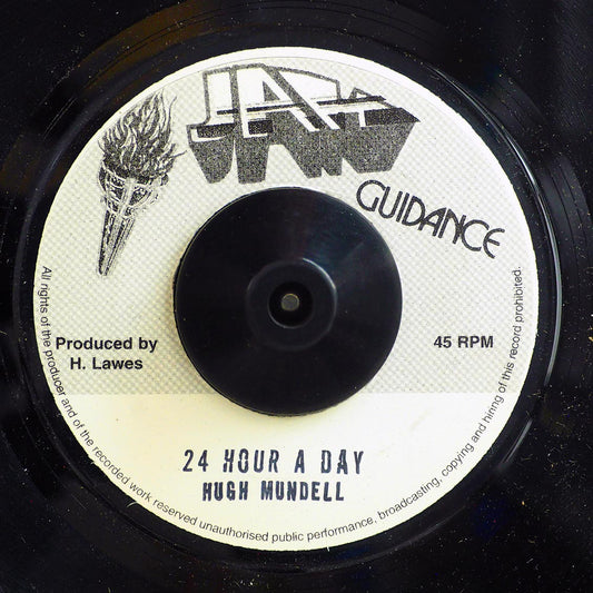 Hugh Mundell - 24 Hours A Day [New Vinyl 7"]