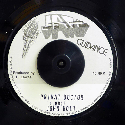John Holt - Private Doctor  /  John Holt - Beach Party [New] [New Vinyl 7"]
