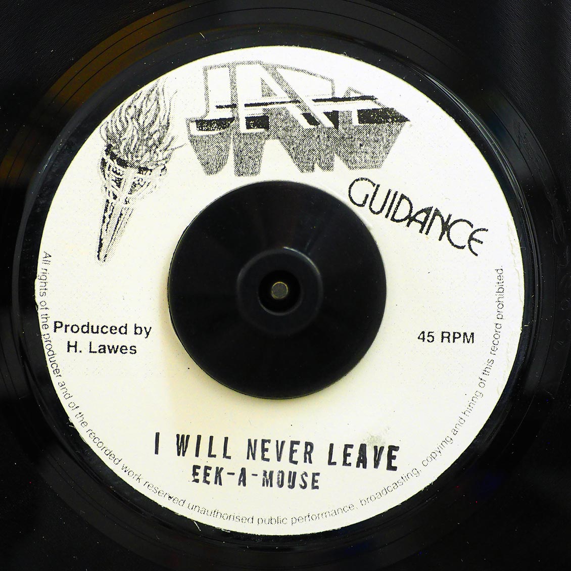 Eek A Mouse - I Will Never Leave  /  Roots Radics - Untitled (rhythm: "Johnny Osbourne - Over 31 Under 21") [New] [New Vinyl 7"]