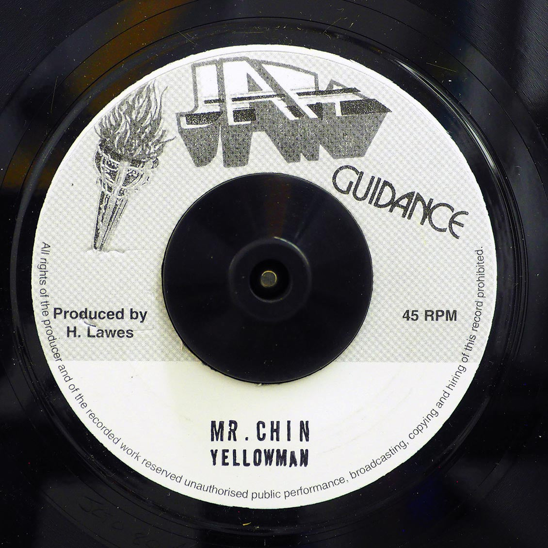 Yellowman - Mr. Chin  /  Roots Radics - Version (rhythm: "Rub A Dub Style/I'm Just A Guy") [New] [New Vinyl 7"]