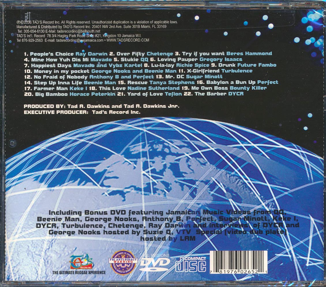 Various - Ultimate Reggae Xperience 2007 (22 tracks) (incl. DVD) [New CD]