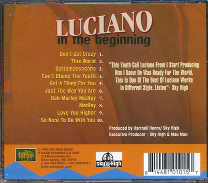 Luciano - In The Beginning [New CD]