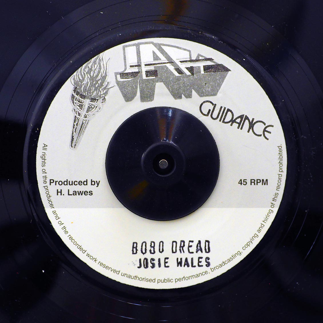 Josey Wales - Bobo Dread  /  Roots Radics - Version (rhythm: "Prison Oval Rock") [New] [New Vinyl 7"]