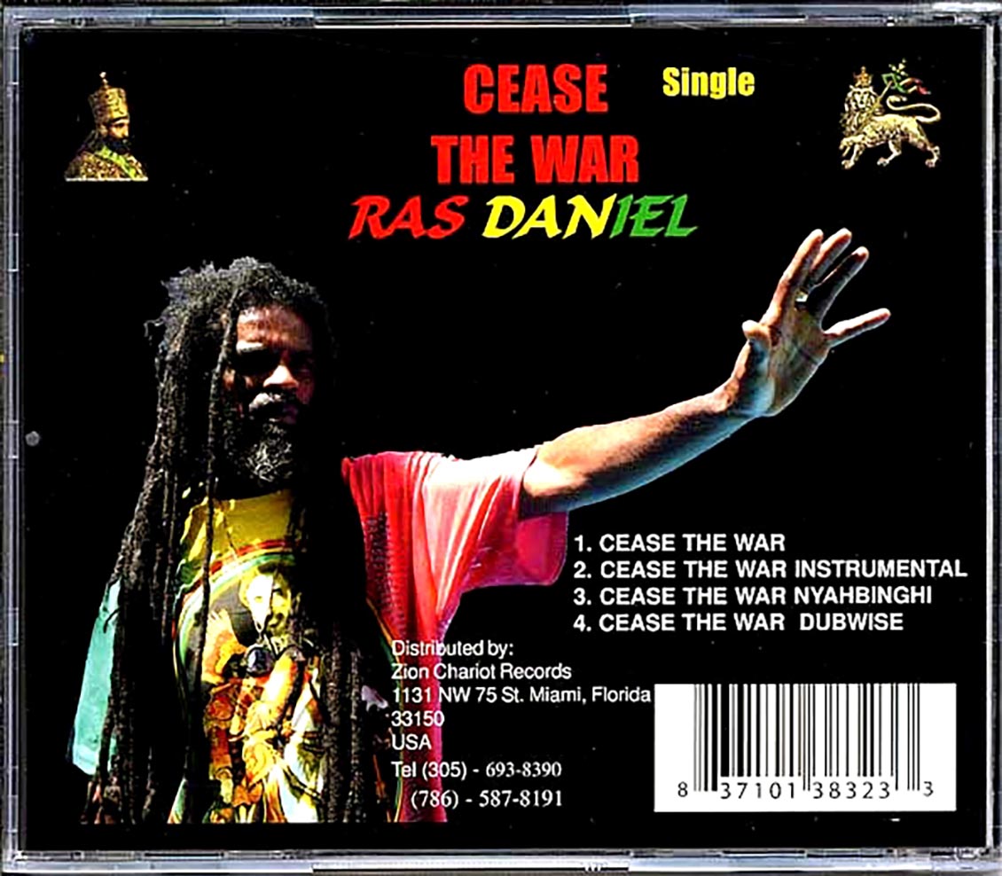 Ras Daniel - Cease The War [New CD]