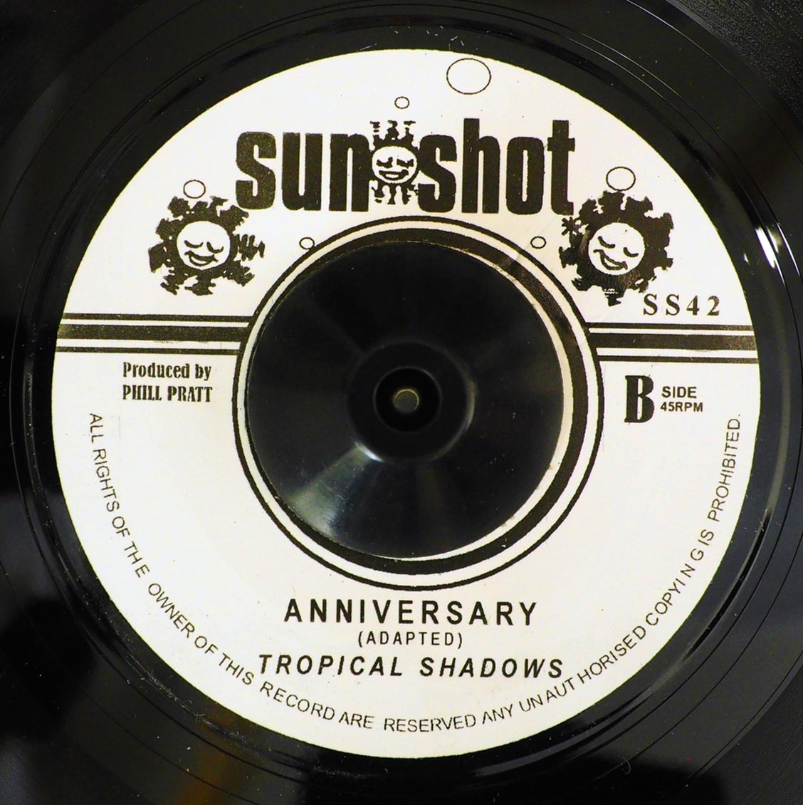 Errol Dunkley - Running Child  /  Tropical Shadows - Anniversary [New Vinyl 7"]