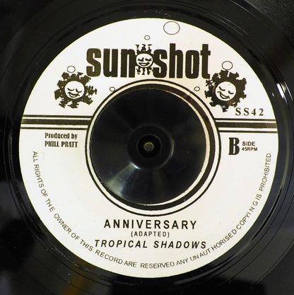 Errol Dunkley - Running Child  /  Tropical Shadows - Anniversary [New Vinyl 7"]