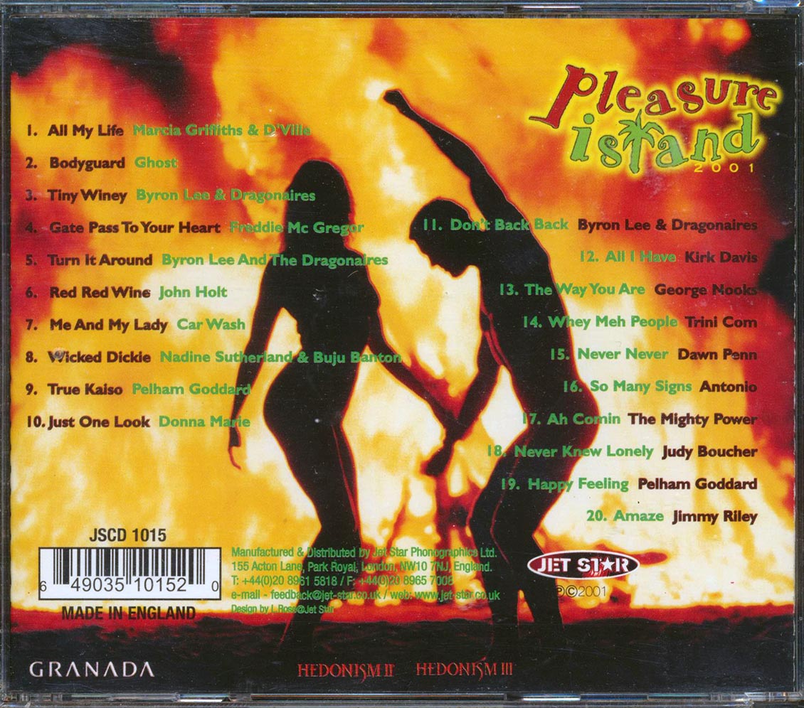 Freddie McGregor, Byron Lee, Dawn Penn, Jimmy Riley, Etc. - Pleasure Island (20 tracks) [New CD]