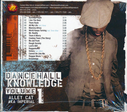 Alley Cat - Dancehall Knowledge Volume 1 [New CD]