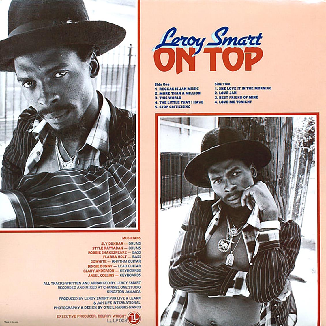 Leroy Smart - On Top [New Vinyl Record LP]