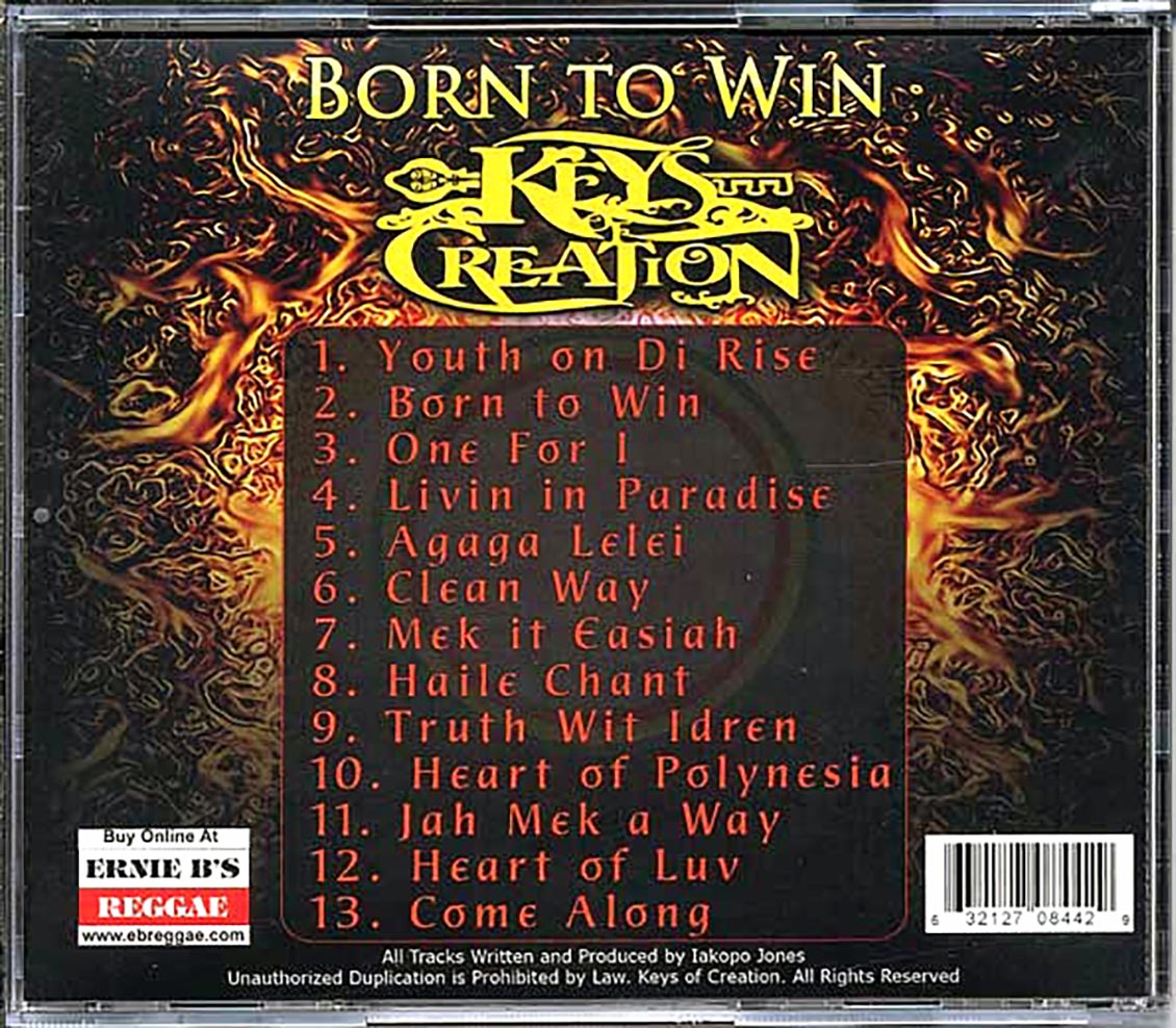 Keys Of Creation - Born To Win [New CD]