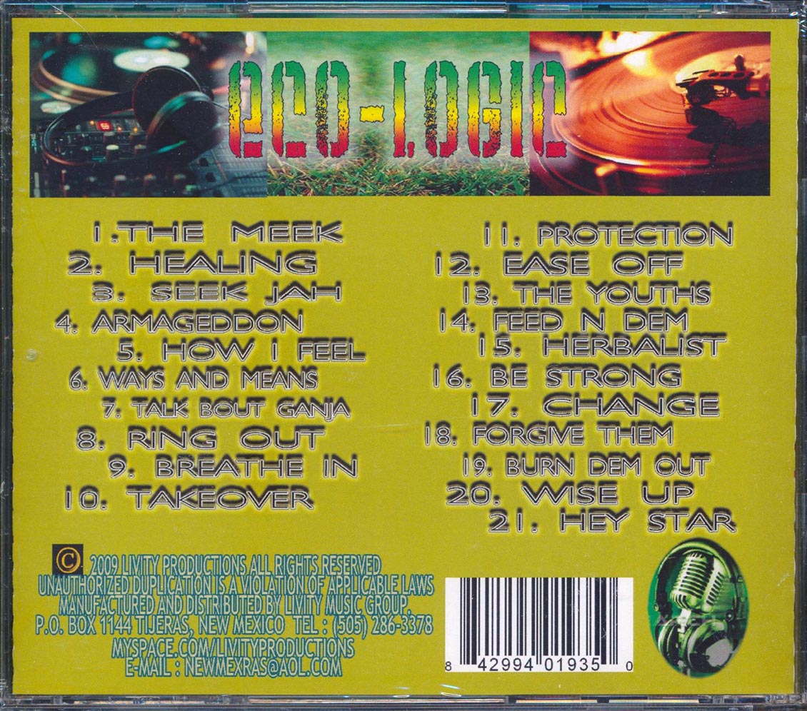 Eco Logic - Eco Logic (21 tracks) [New CD]