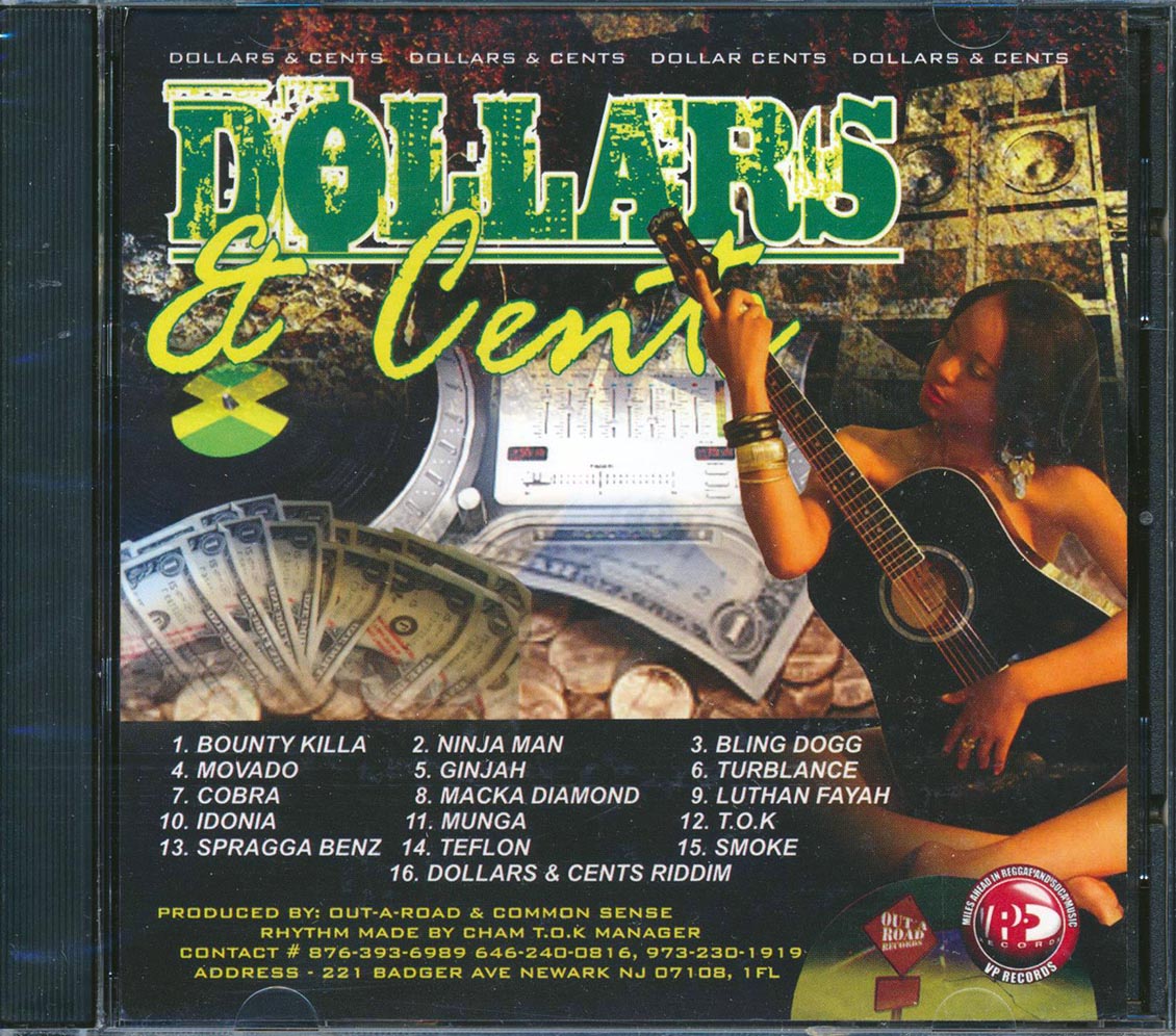 Bounty Killer, Mavado, Munga, Idonia, Lutan Fyah, Etc. - Dollars & Cents [New CD]