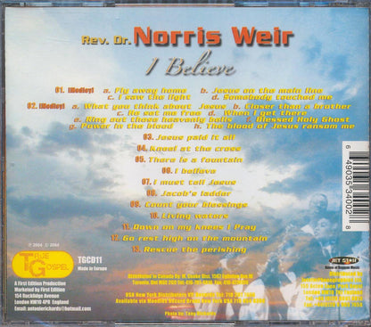 Norris Weir - I Believe [New CD]