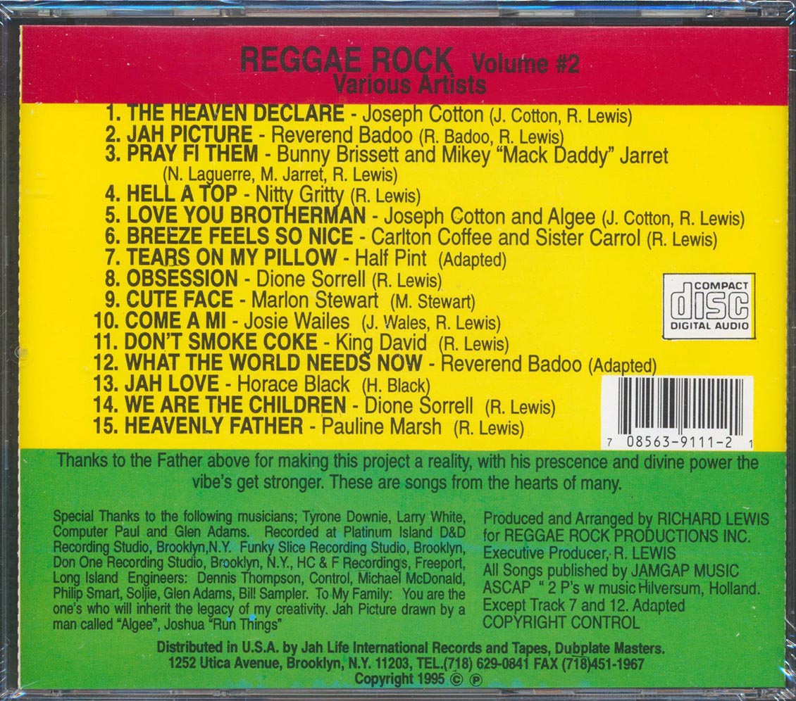 Nitty Gritty, Josey Wales, Badoo, Half Pint, Etc. - Reggae Rock Volume 2 [New CD]