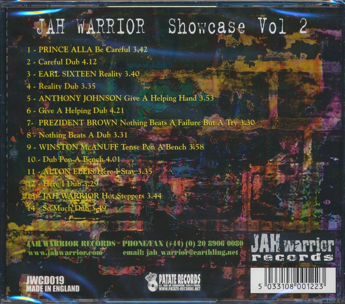 Prezident Brown, Prince Alla, Anthony Johnson, Alton Ellis - Jah Warrior Showcase Volume 2 [New CD]