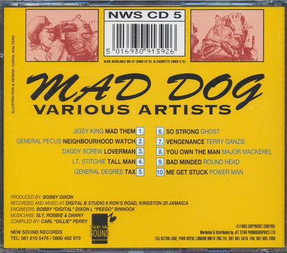 Major Mackerel, Jigsy King, Lt. Stitchie, Etc. - Mad Dog [New CD]