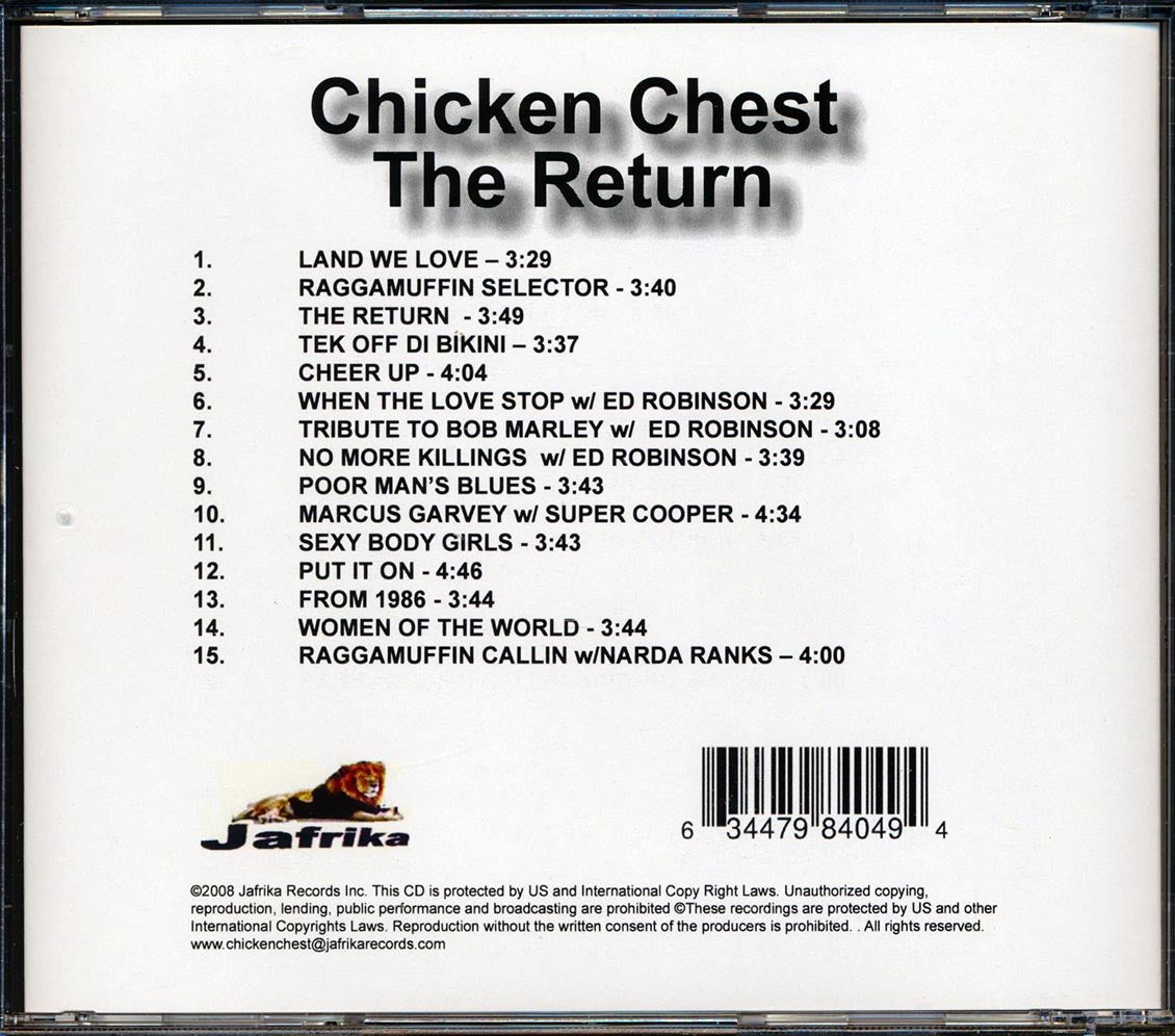Chicken Chest - The Return [New CD]