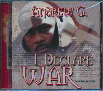Andrew G - I Declare War [New CD]
