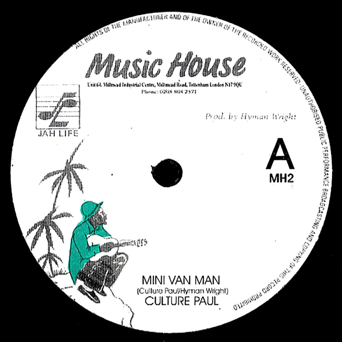 Culture Paul - Mini Van Man; Version  /  Culture Paul - Easter Sunday Morning; Version [New Vinyl Record 12" Single]