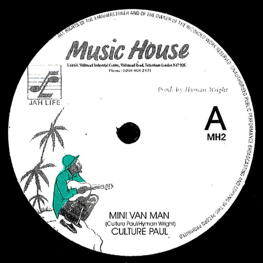 Culture Paul - Mini Van Man; Version  /  Culture Paul - Easter Sunday Morning; Version [New Vinyl Record 12" Single]