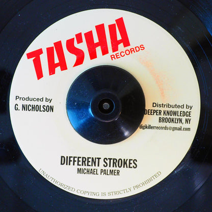 Michael Palmer - Different Strokes  /  Gifted Roots Band - Strokes Dub (rhythm: "Different Strokes") [New Vinyl 7"]