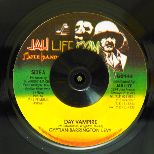 Gyptian, Barrington Levy - Day Vampire  /  Major 1, Sluggy - Return Again (rhythm: "Murderer / Hot Milk") (colored vinyl) [New] [New Vinyl 7"]