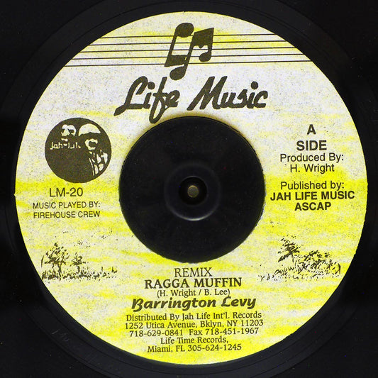 Barrington Levy - Raggamuffin (Remix)  /  Version (rhythm: "Barrington Levy - Raggamuffin") [New Vinyl Record 7" Single]