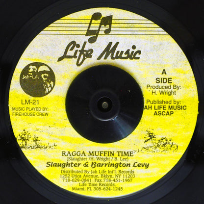 Barrington Levy, Slaughter - Raggamuffin  /  Version (rhythm: "Barrington Levy - Raggamuffin") [New Vinyl 7"]