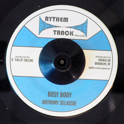 Anthony Selassie - Busy Body  /  Version (rhythm: "Wicked Can't Run Away/Green Bay") [New Vinyl 7"]