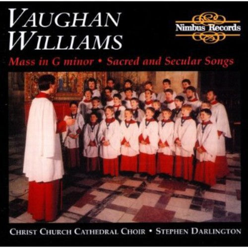 Vaughan Will / Christ Church Oxford Englan - Mass in G minor Music CD