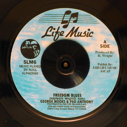 George Nooks, Pad Anthony - Freedom Blues  /  Mix Up Version (rhythm: "Riding West") [New Vinyl 7"]