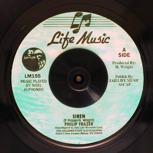 Phillip Frazer - Siren  /  Version (rhythm: "Bob Marley - Natural Mystic") [New Vinyl Record 7" Single]