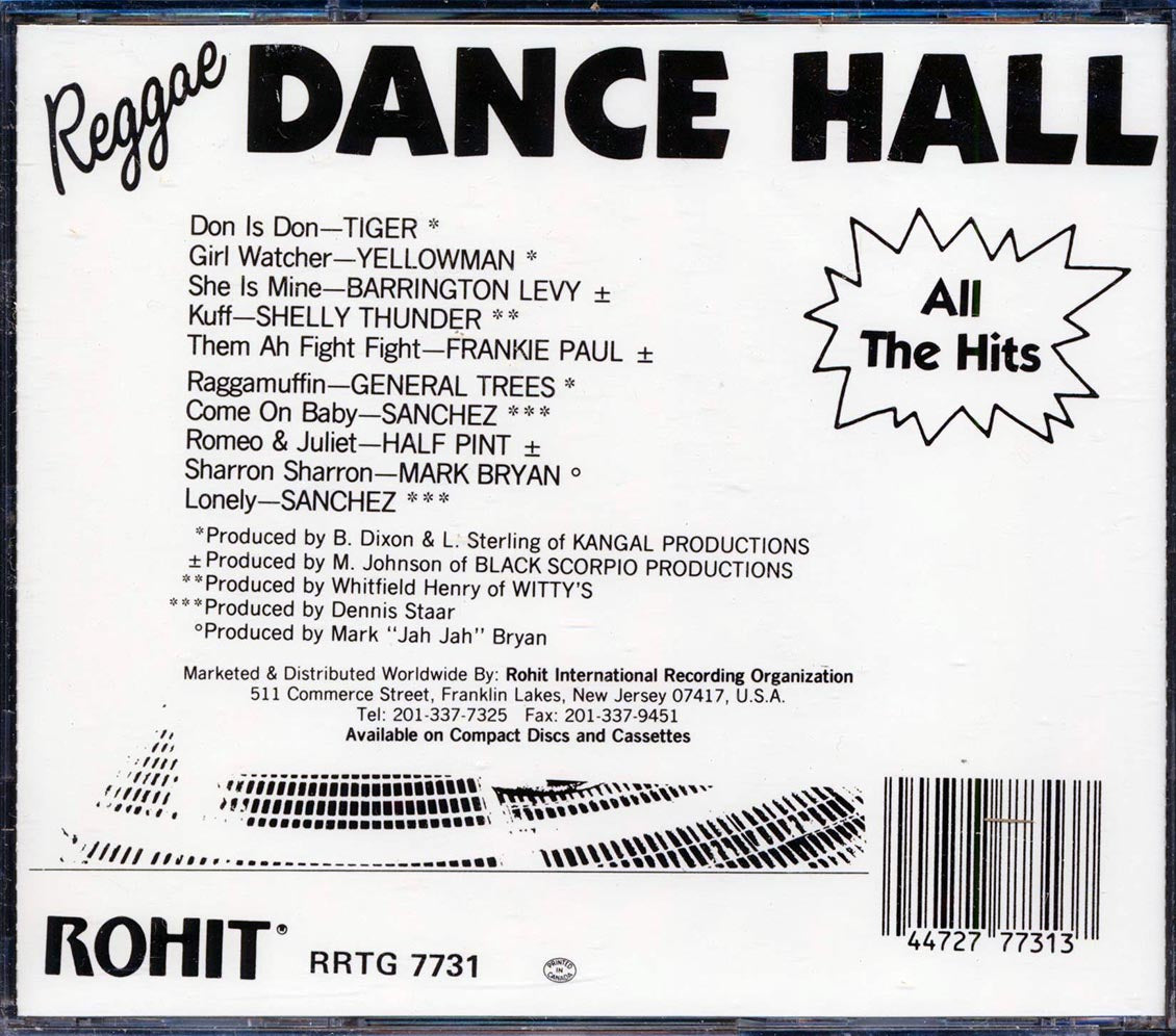 Barrington Levy, Half Pint, Shelly Thunder, General Trees, Etc. - Reggae Dance Hall: All The Hits [New CD]