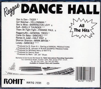 Barrington Levy, Half Pint, Shelly Thunder, General Trees, Etc. - Reggae Dance Hall: All The Hits [New CD]