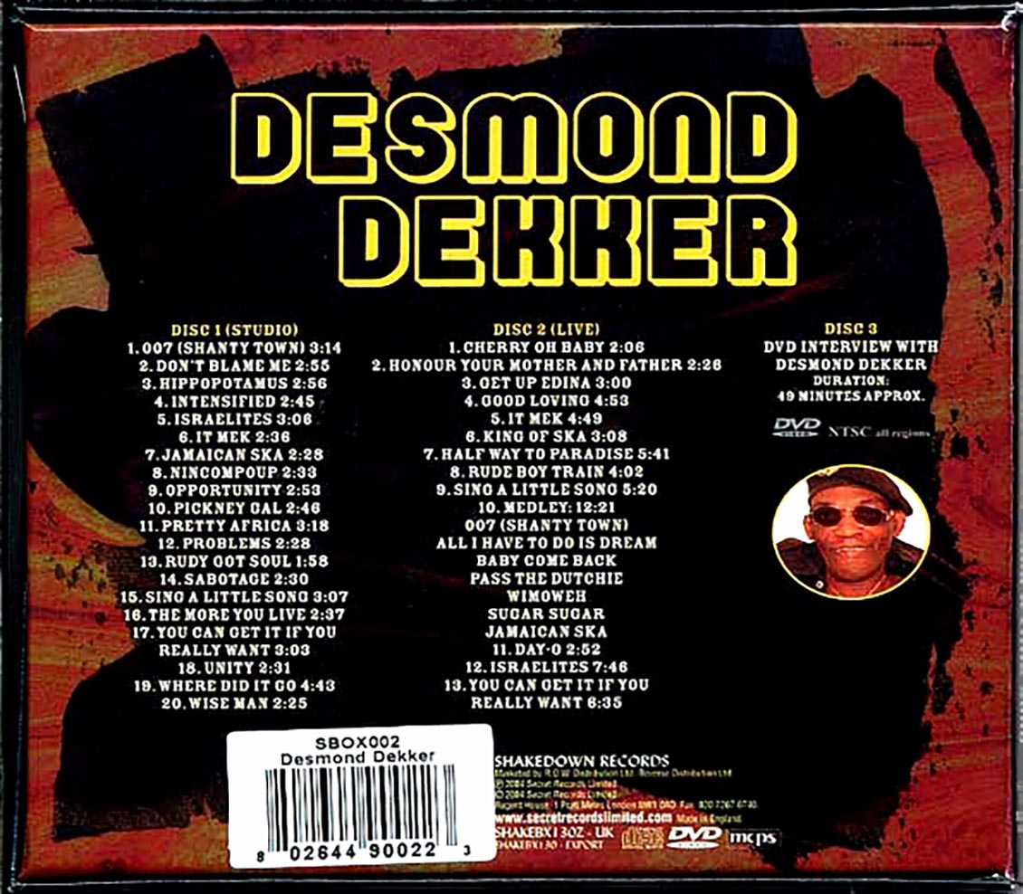 Desmond Dekker - Sing A Little Song (34 tracks) (2xCD) (incl. DVD) [New CD]