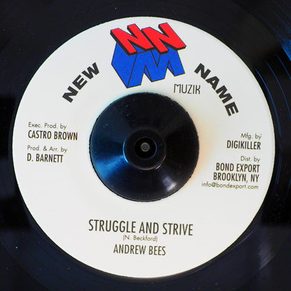Andrew Bees - Struggle And Strive  /  Version [New Vinyl 7"]