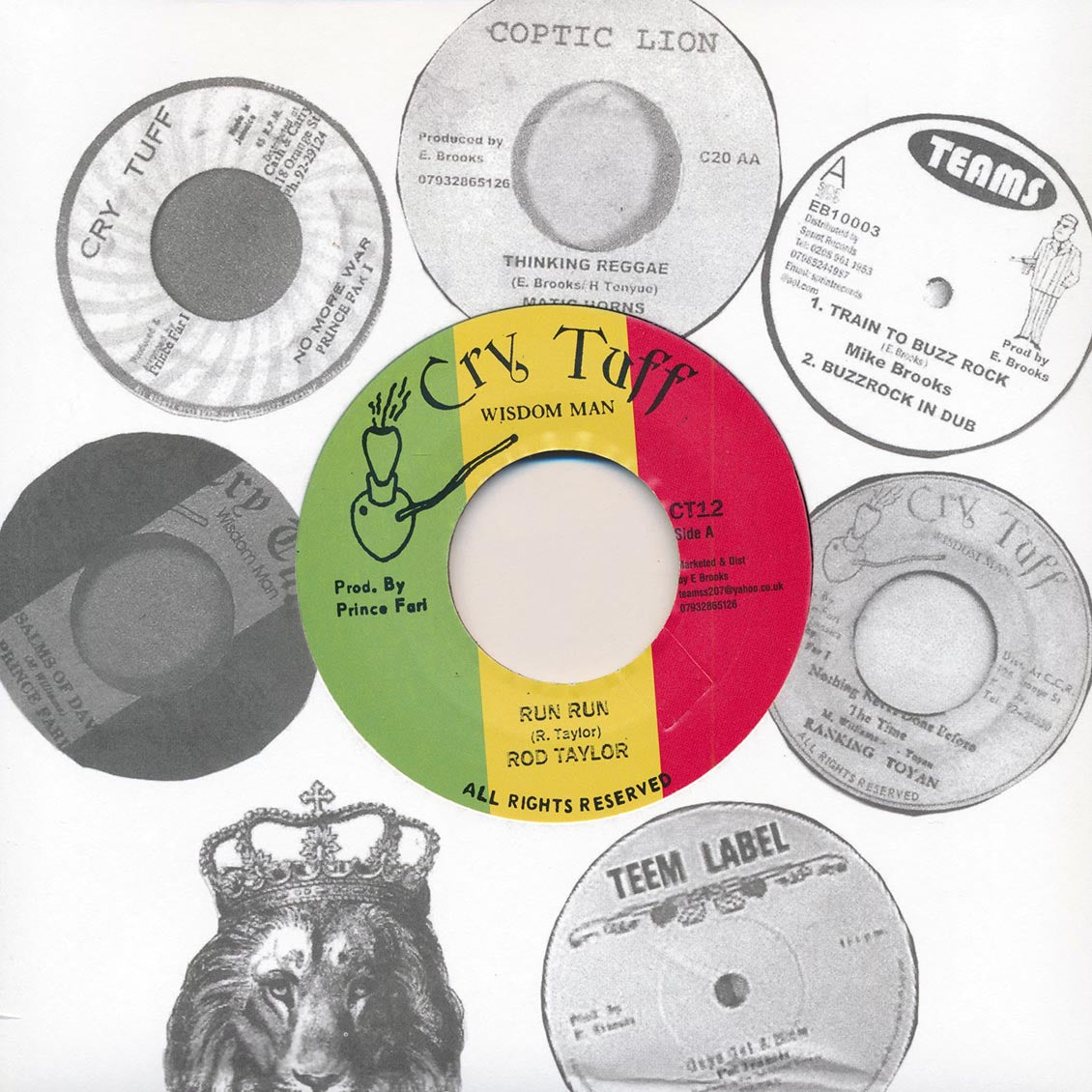 Rod Taylor - Run Run  /  Cry Tuff & The Originals - Version [New Vinyl Record 7" Single]