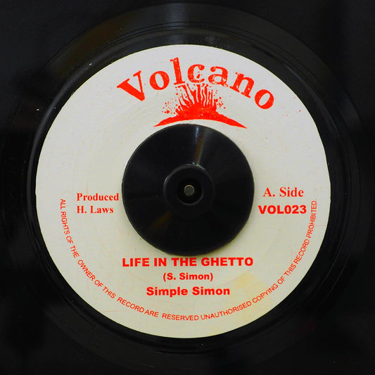 Simple Simon - Life In The Ghetto  /  Roots Radics - Version (rhythm: "Armagiddeon") [New] [New Vinyl 7"]